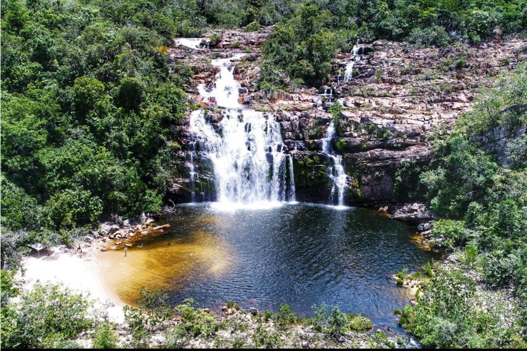 Alto Paraíso de Goiás Pousada Cachoeira Poco Encantado מראה חיצוני תמונה